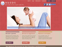 Tablet Screenshot of fertilityneeds.com